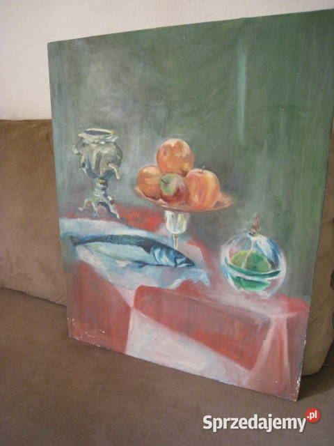 Obraz olejny martwa natura Obrazki i obrazy Częstochowa