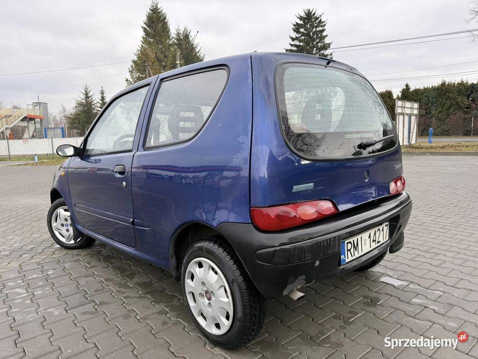 Fiat Seicento 12 Benzyna Oszczedny Dynamiczny niebieski