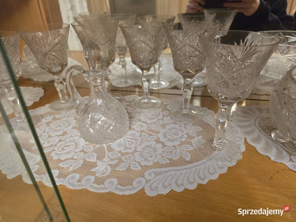 kryształy PRL kolekcja zestaw Sosnowiec
