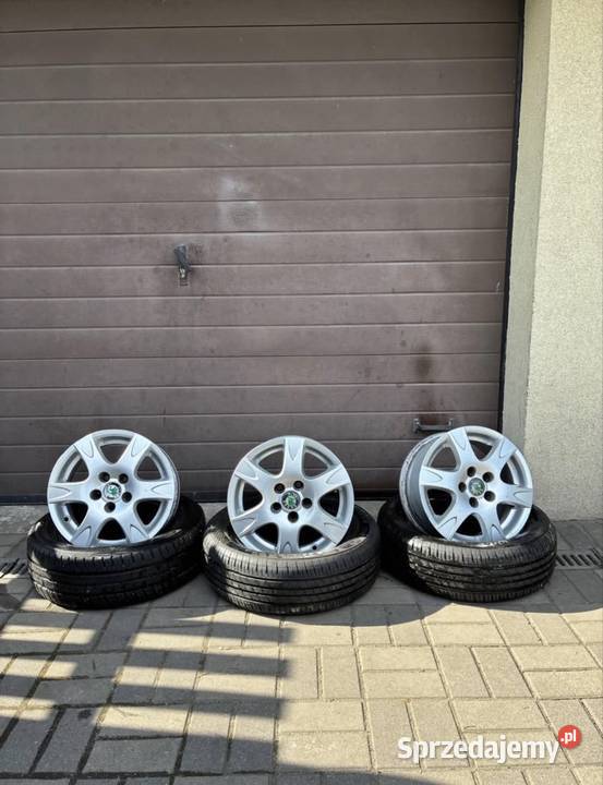 Felgi aluminiowe 14 skoda Fabia 5x100 na sztuki Skoda OE śląskie Mikołów