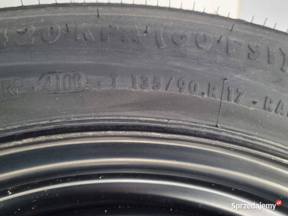 KOŁO DOJAZDOWE Ford Kuga I MK1 13590 R17 5x108 Samochodowe Motoryzacja Chełm