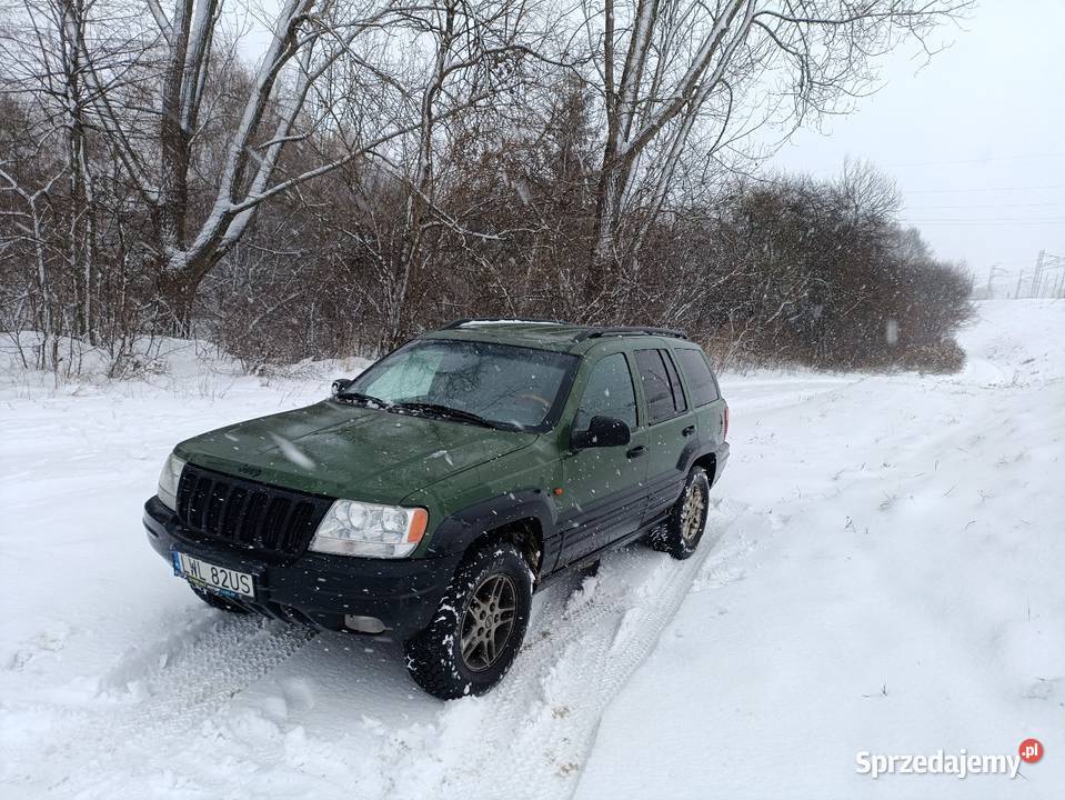 Jeep Grand Cherokee WJ 40 benzyna LPG 1999 4x4 elektryczne szyby Lublin