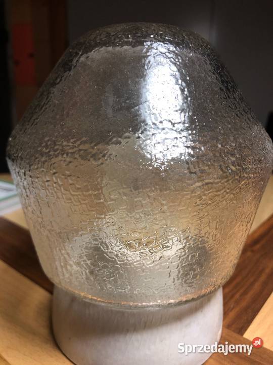 Stara lampa kinkiet PRL Polska porcelanowa Poznań