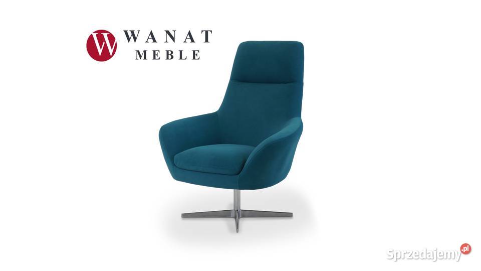 Niewielki Loftowy fotel obrotowy Tkaniny