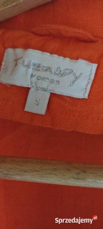 Żakiet marynarka w kolorze pomarańczowym Firmy Lublin