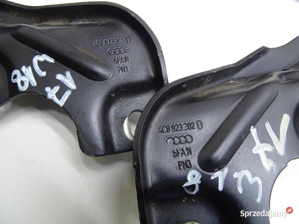 ZAWIAS ZAWIASY MASKI KOMPLET 4G8823301D AUDI A6 osobowe Zawiasy, bolce i prowadnice