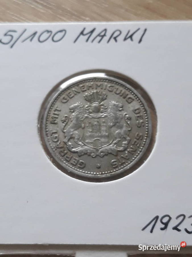 5100 Marki Hamburg 1923 r Notgeld Konin sprzedam