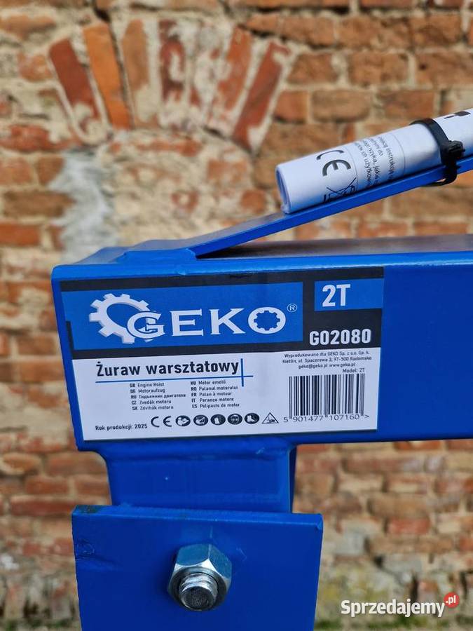 Żuraw warsztatowy GEKO G02080 to solidny Głogowa