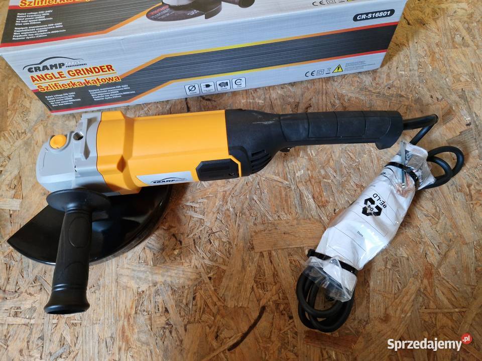Szlifierka kątowa 230mm Cramp Szlifierka kątowa Szlifierki kątowe wielkopolskie Głogowa sprzedam