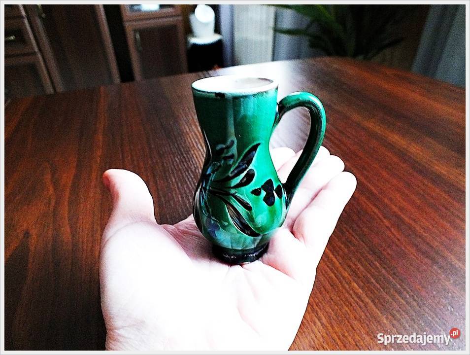 Mały wazonik dzbanuszek 75 motyw ludowy Niemcy Żary