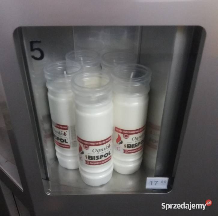 Zniczomat TD7 do zniczy i wkładów z płatnością Alwernia