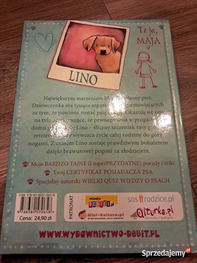 książka Maja i Lino chcę mieć psa stan nowa Sandomierz