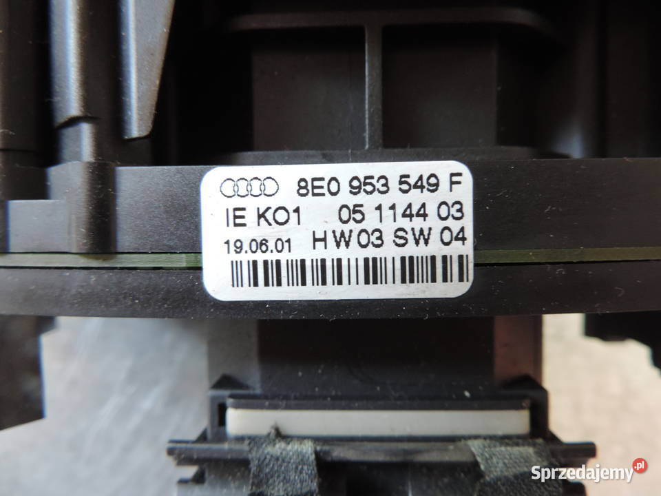 PRZEŁĄCZNIK ZESPOLONY AUDI A4 B6 B7 8E0953503B Nowy Sącz