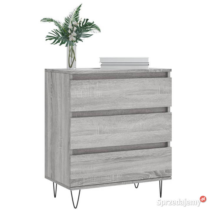 Komoda szary dąb sonoma 60x35x70 materiał Warszawa