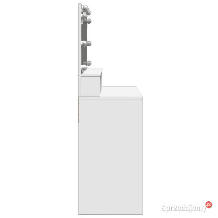 Toaletka z LED biała 80x41x1345 WM848185 Warszawa