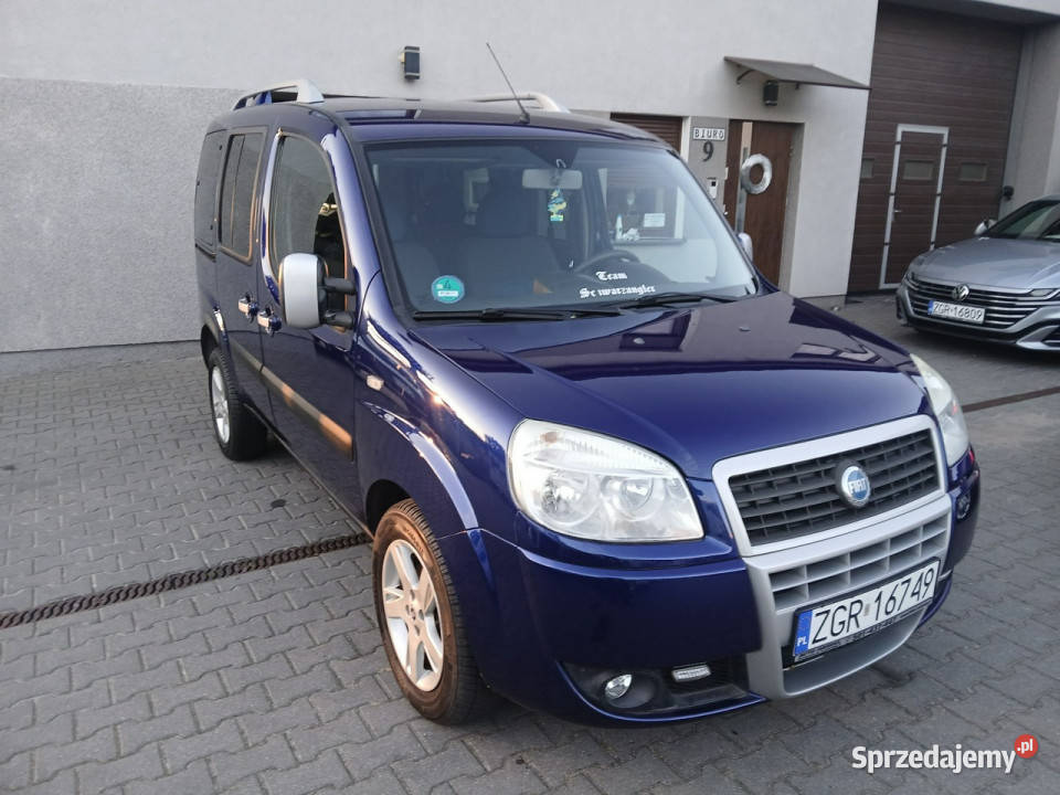 Fiat Doblo 14i MALIBU klima alufelgi czujniki benzyna Gryfino