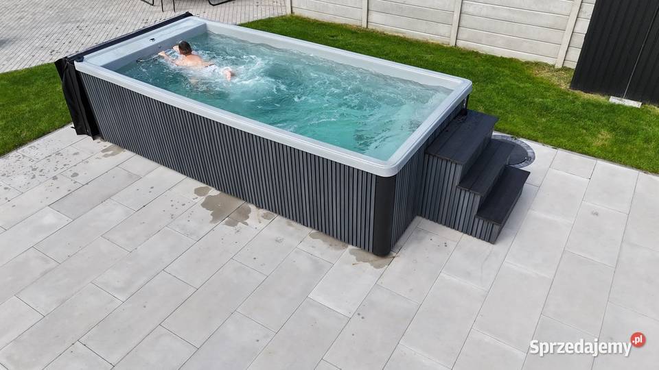 BASEN OGRODOWY 8000L Z PRZECIWPRĄDEM POMPĄ Wrocław