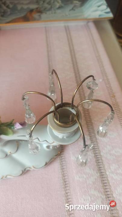 Ozdobnik kryształowy na świece Profitka Gdańsk