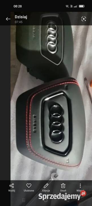 Audi A4 A5 A6 A7 Q7 Q5 poduszka kierowcy osobowe Legnica