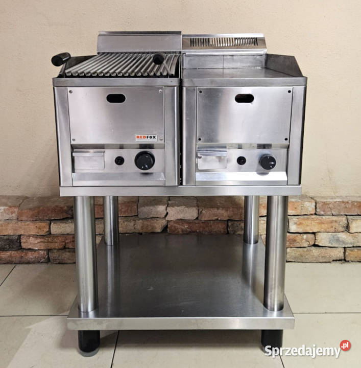 Podwójny grill gazowy RedFox podstawa Pszczyna
