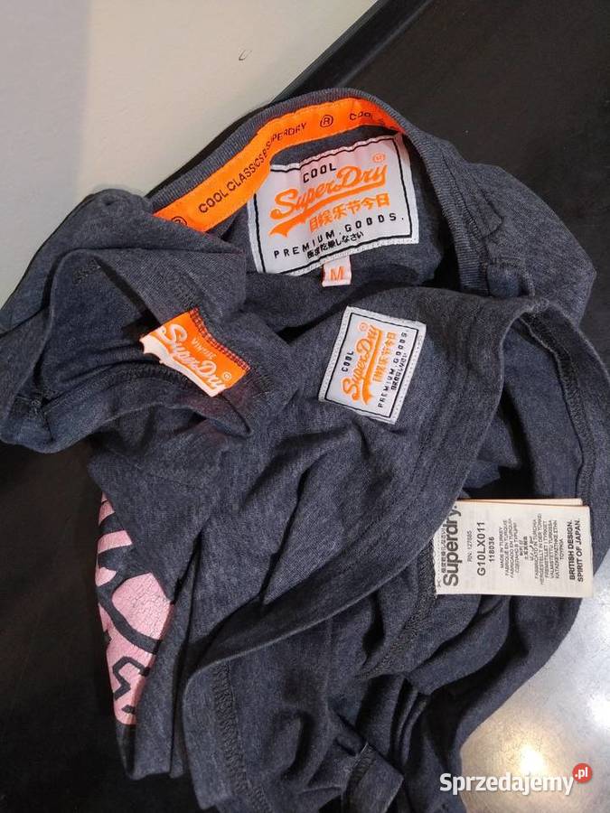 SuperDry tshirt koszulka damska SM szary/srebrny