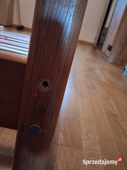 Łozko drewniane sosnowe Krosno Odrzańskie