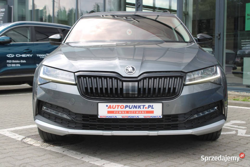 Skoda Superb 2022r FVAT23 HAK FullLED CarPlay automatyczna Samochody osobowe Bielsko-Biała