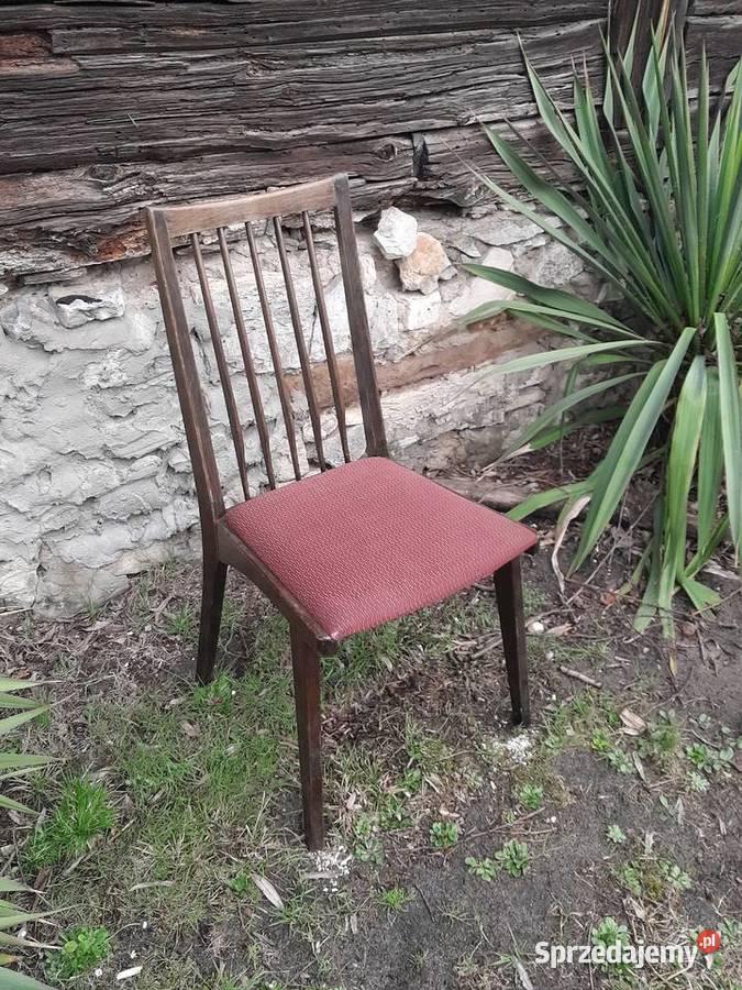 Stare krzesło PRL patyczak zabytek retro vintage Dąbrowa Górnicza