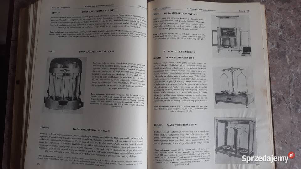 Stara książka katalog centrali technicznej 1958r Tczew