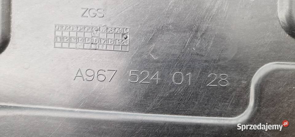 MERCEDES ATEGO OSŁONA SILNIKA EKOLOGIA NOWA Bieleń