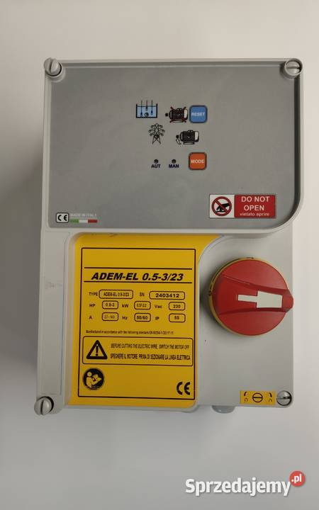 trójfazowy kontrolersterownik 1pompysilnika Limanowa