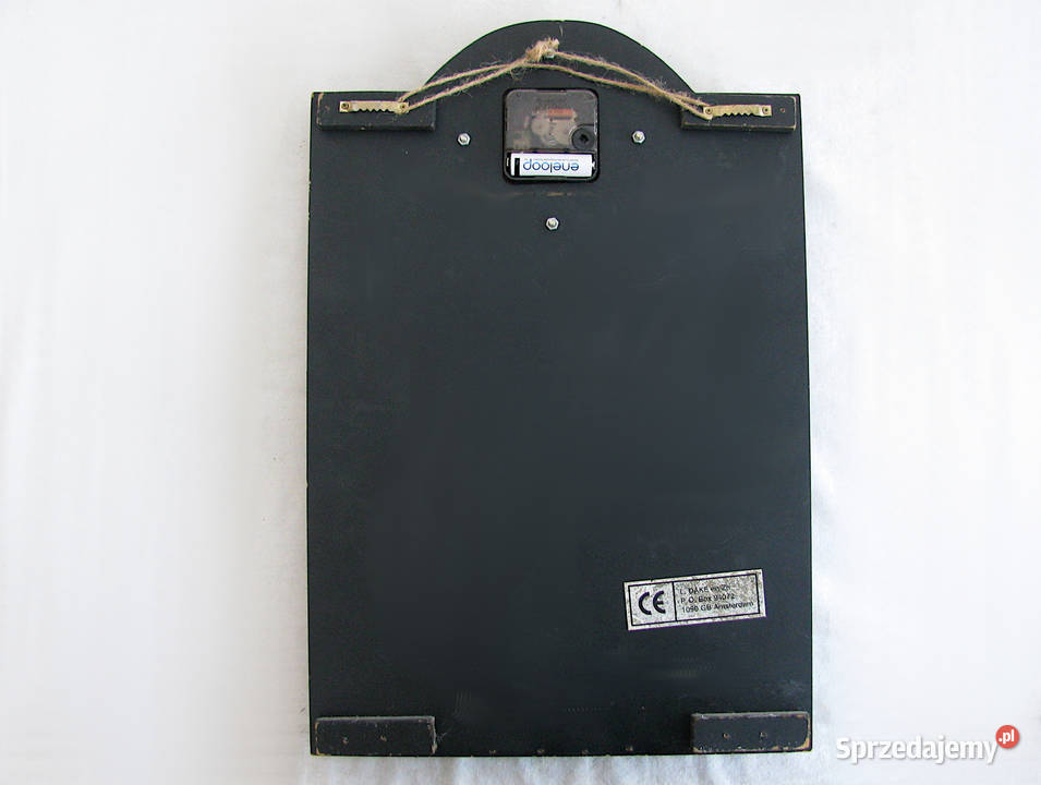 Tablica zegar Paris Vintage Cafe bar menu