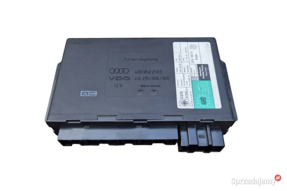 MODUŁ KOMFORTU AUDI A6 C5 4B0962258E 4B0962258K Komputery