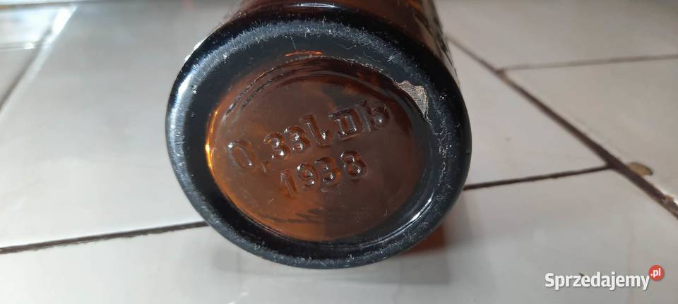 butelka piwie 1938r niemcy mazowieckie Warszawa