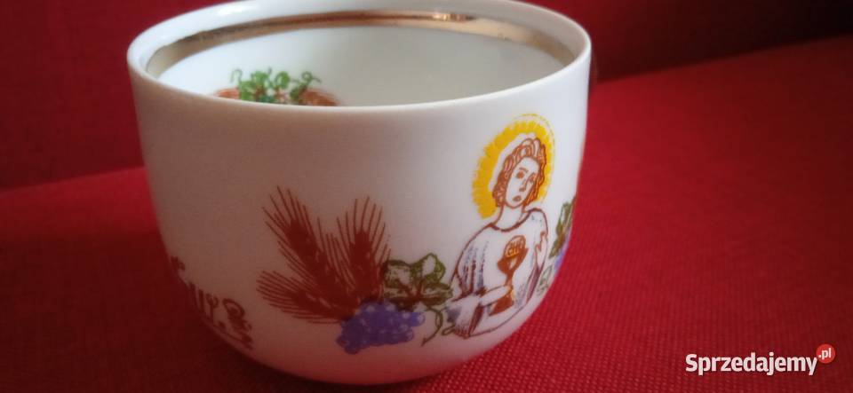 Zestaw pamiątkowy Komunijny z okresu PRL dolnośląskie Świdnica