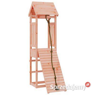 vidaXL Domek ze ścianką wspinaczkową dla dzieci, drewno dagl
