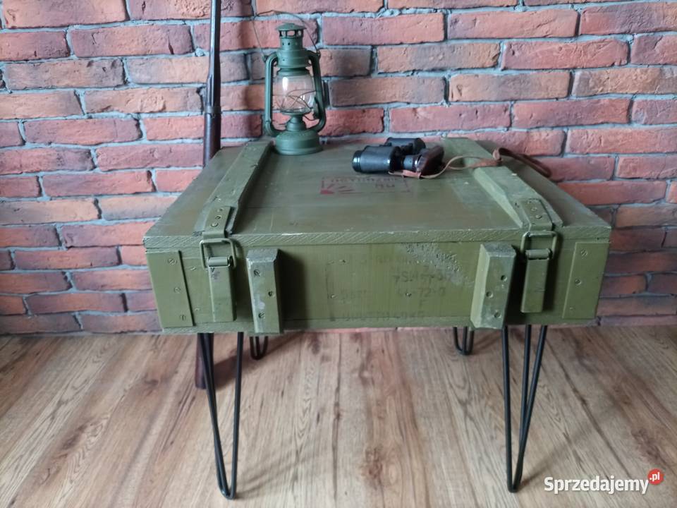Wojskowy Stolik Kawowy Konsola Konin