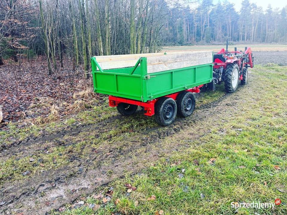 Mała przyczepa do ogrodu sadu ogrodowa małopolskie