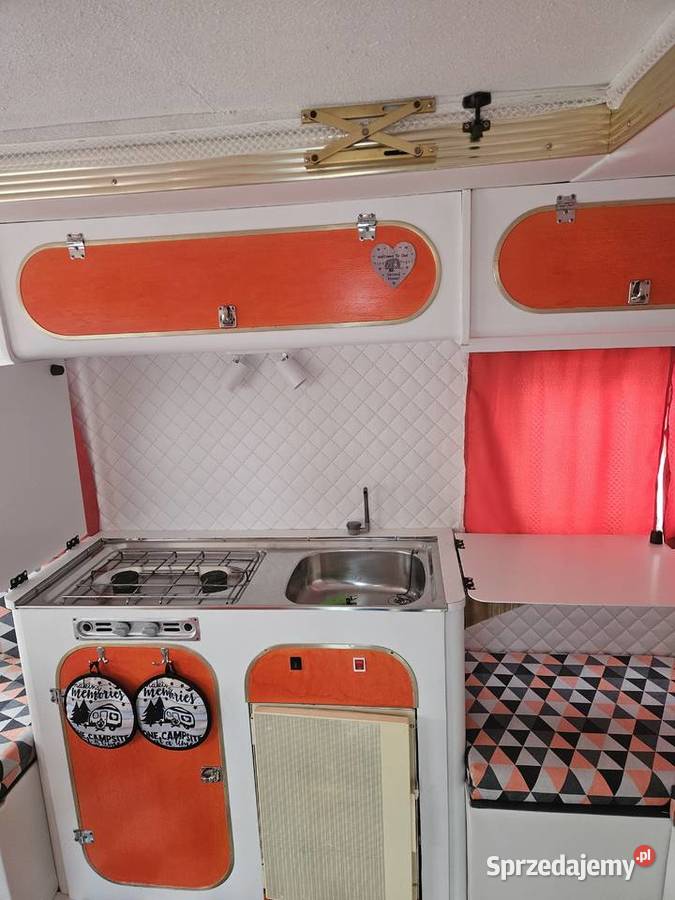 Przyczepa kempingowa retro toaleta pomorskie Lębork