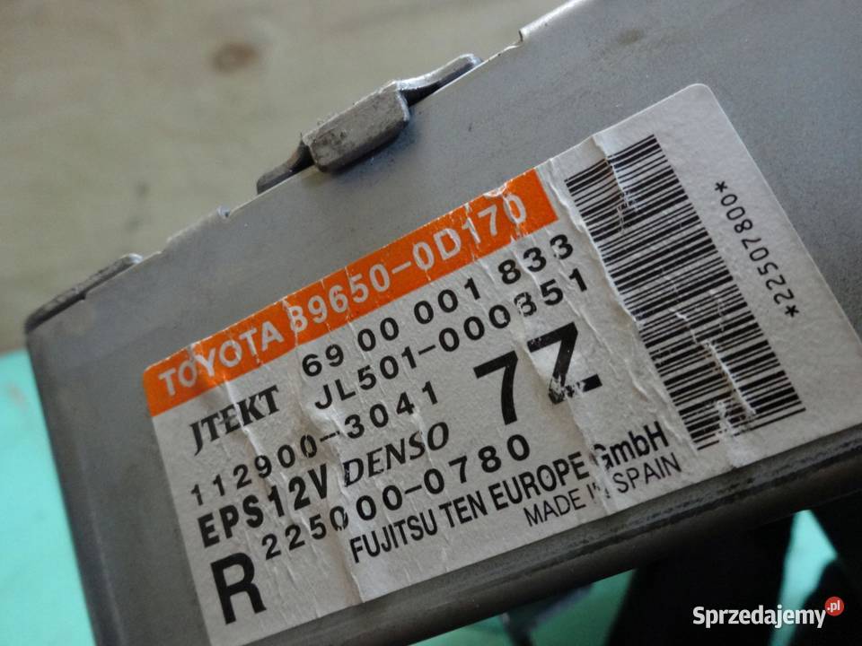 TOYOTA YARIS II LIFT 13 B 09r sterownik pompy