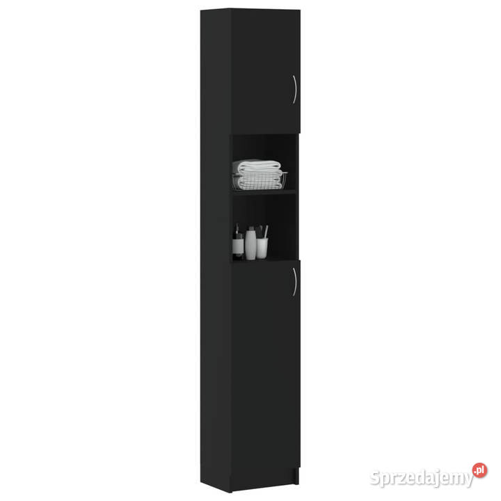 Szafka łazienkowa czarna 32x255x190 materiał Warszawa sprzedam
