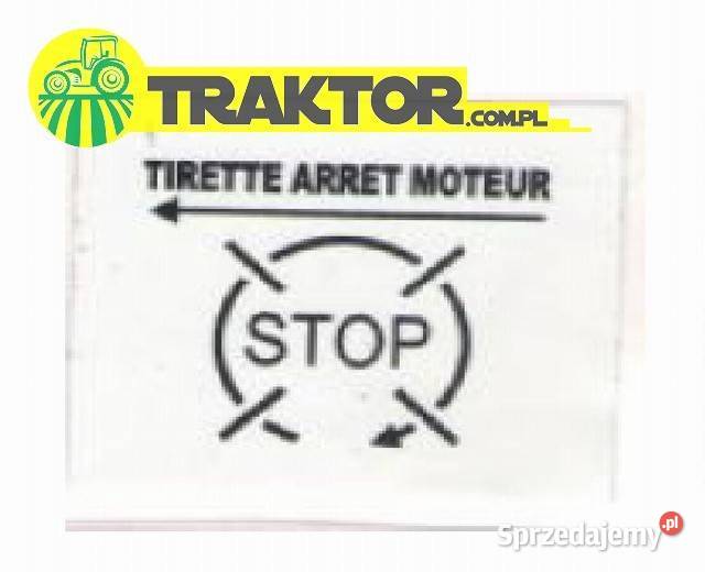 Naklejka 50x60mm Tajęcina sprzedam