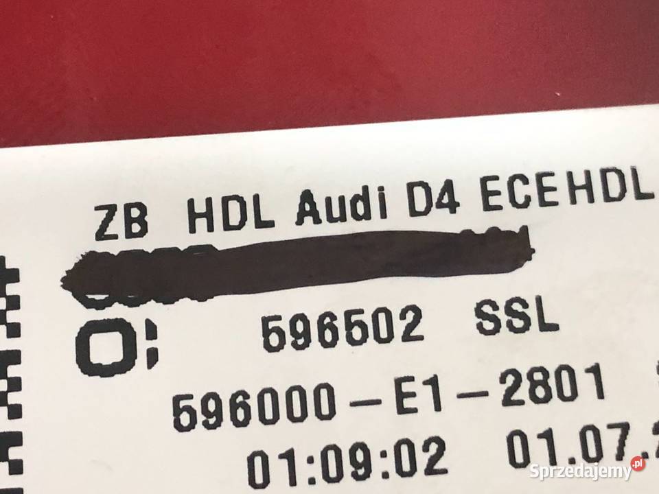 AUDI A8 D4 20092013 4H0945094 Lampa tylna tył Skarżysko-Kamienna