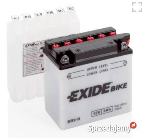 Akumulator motocyklowy EXIDE EB9B YB9B 12V 9Ah Szczecin