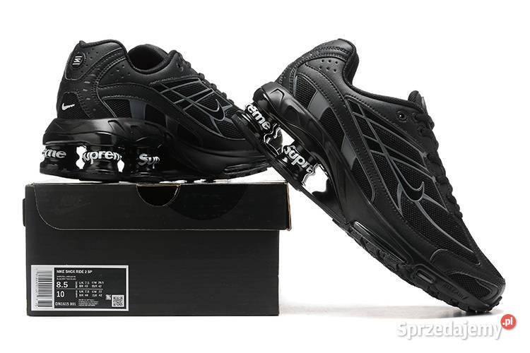 Supreme Nike Shox ブラック Nike Shox Ride 2 Supreme Black – KicksZone