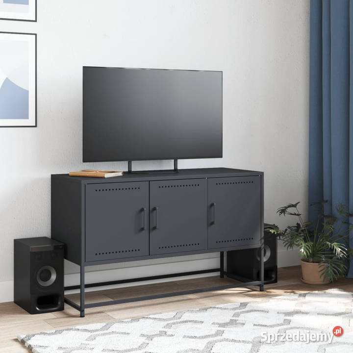 Szafka pod telewizor antracytowa 1005x39x605