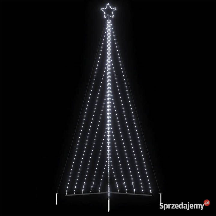 Lampki choinkowe 570 zimnych białych LED 399 Warszawa