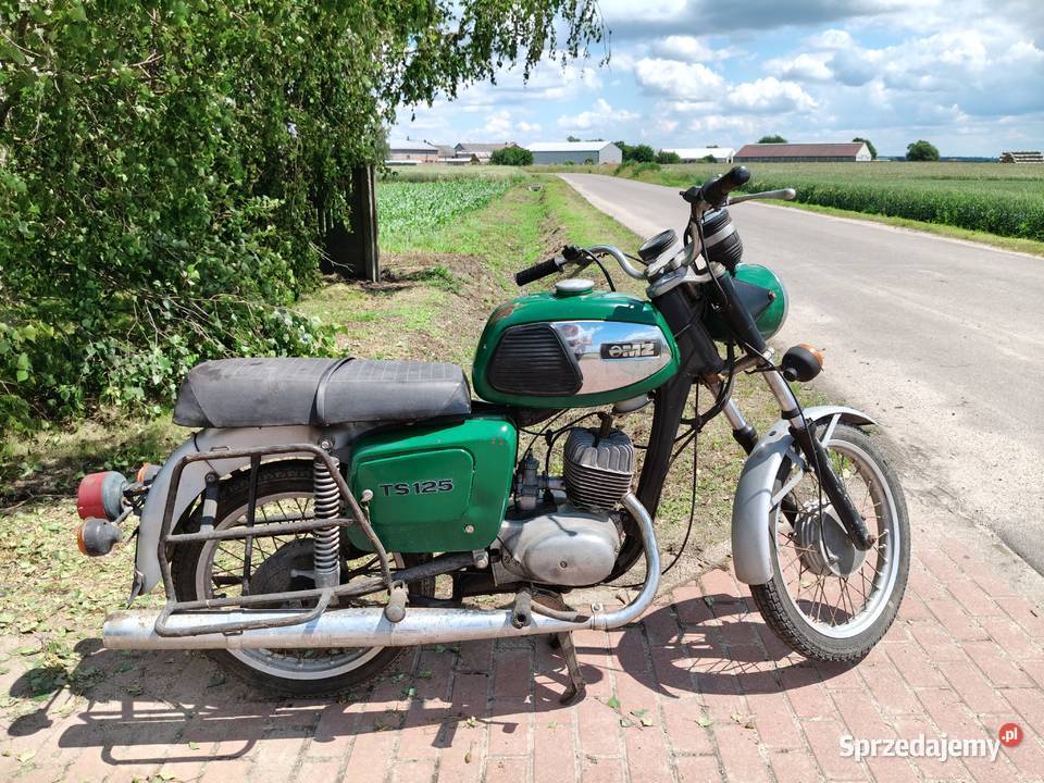 MZ ts 125 1982r z dokumentami