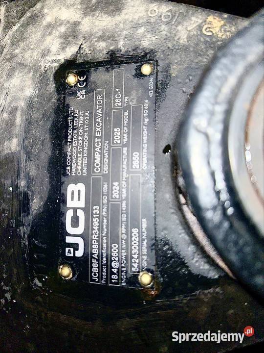 JCB 26C1 PRO 2025 FABRYCZNIE NOWA 0 mth Blizanów sprzedam