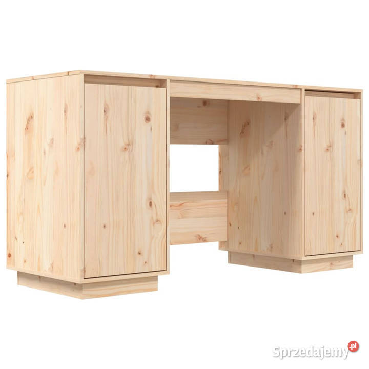 Biurko 140x50x75 lite drewno sosnowe WM814324 Warszawa